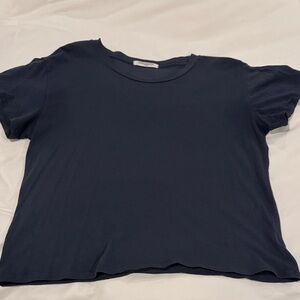 Classic Navy Blue Women's Top